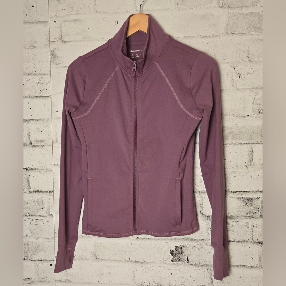 Abercrombie Kids Full Zip Athletic Jacket Purple 15/16